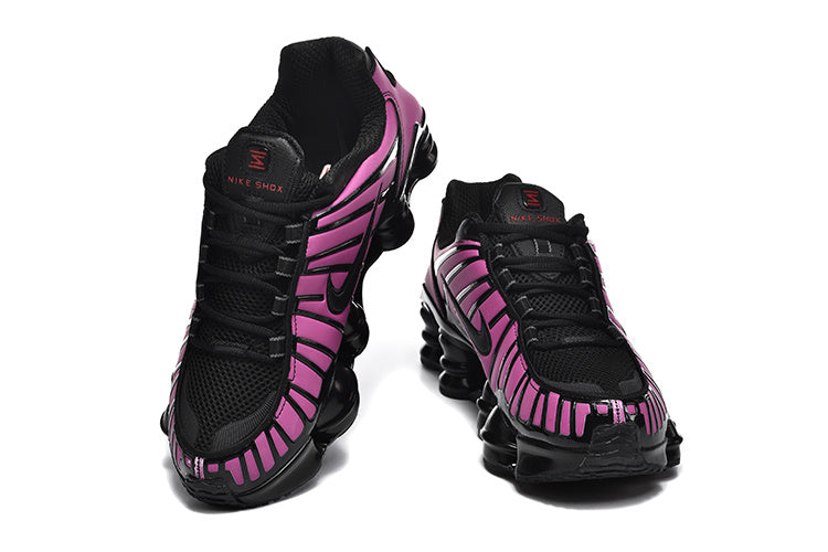 Pink and Black Nike Shox TL Sneakers - product image from the listing.