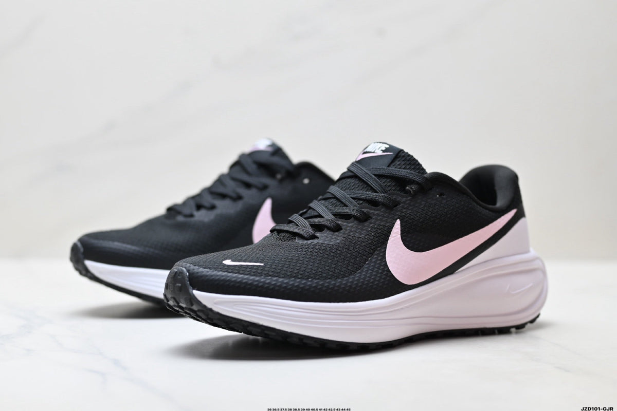 Nike Revolution 8 Running Shoes in Black and Pink - product image from the listing.