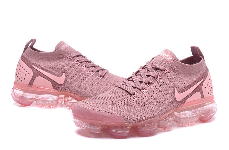 Nike Air VaporMax Flyknit 2 Cherry Sneakers in Pink 942843-500 - product image from the listing.