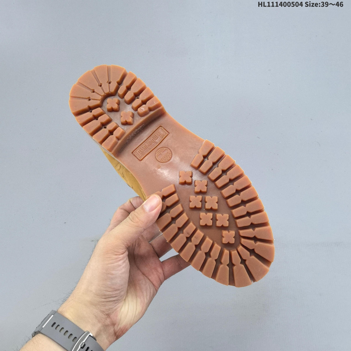 Timberland 6-Inch Style High-Cut Boots, Wheat Monogram - product image from the listing.