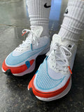 Nike ZoomX Vaporfly NEXT% 2 Running Shoes in White Blue Red CU4123-102 - product image from the listing.