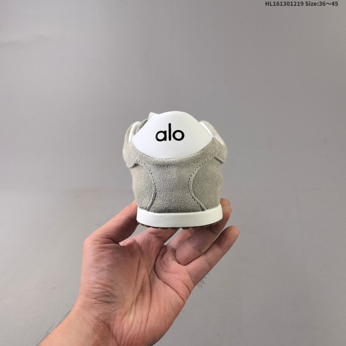 Gray Alo Yoga Sunset Sneaker Low-Top - product image from the listing.