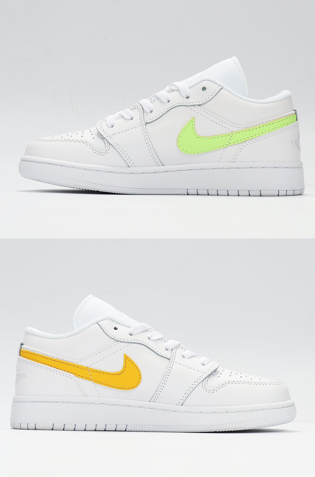 Nike Air Force 1 Low Candy Swoosh Sneakers in White CW7035-100 - product image from the listing.
