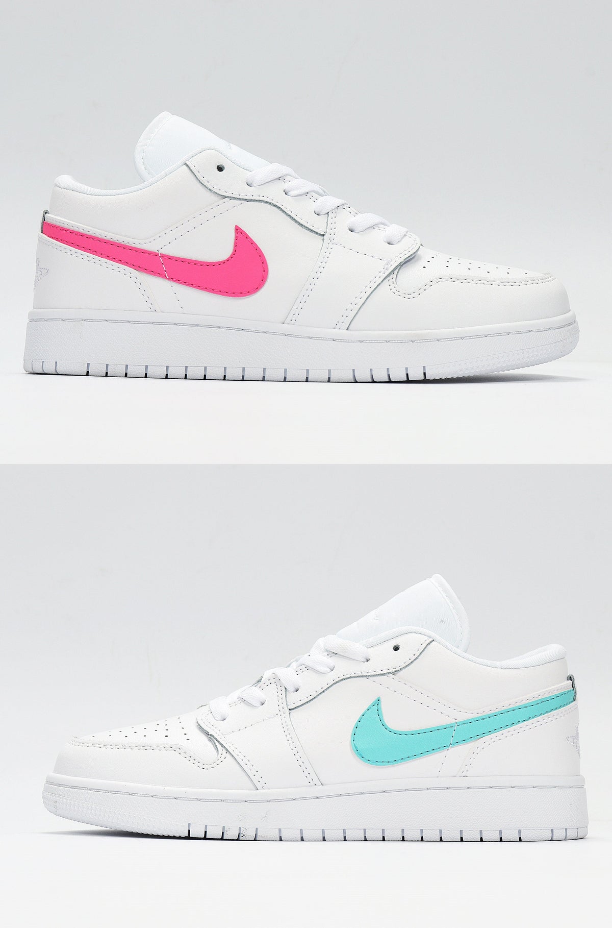 Nike Air Force 1 Low Candy Swoosh Sneakers in White CW7035-100 - product image from the listing.