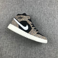 Leopard Print Sneakers - Air Jordan 1 Mid SE GS BQ6931-021 - product image from the listing.