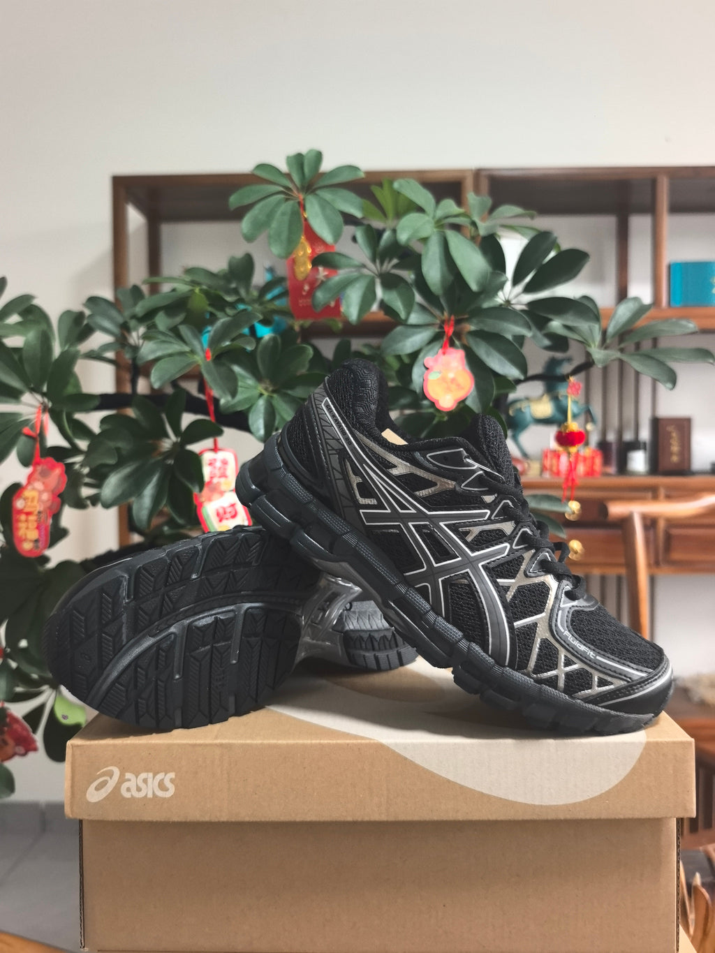 ASICS N1 Running Sneakers in Black - product image from the listing.