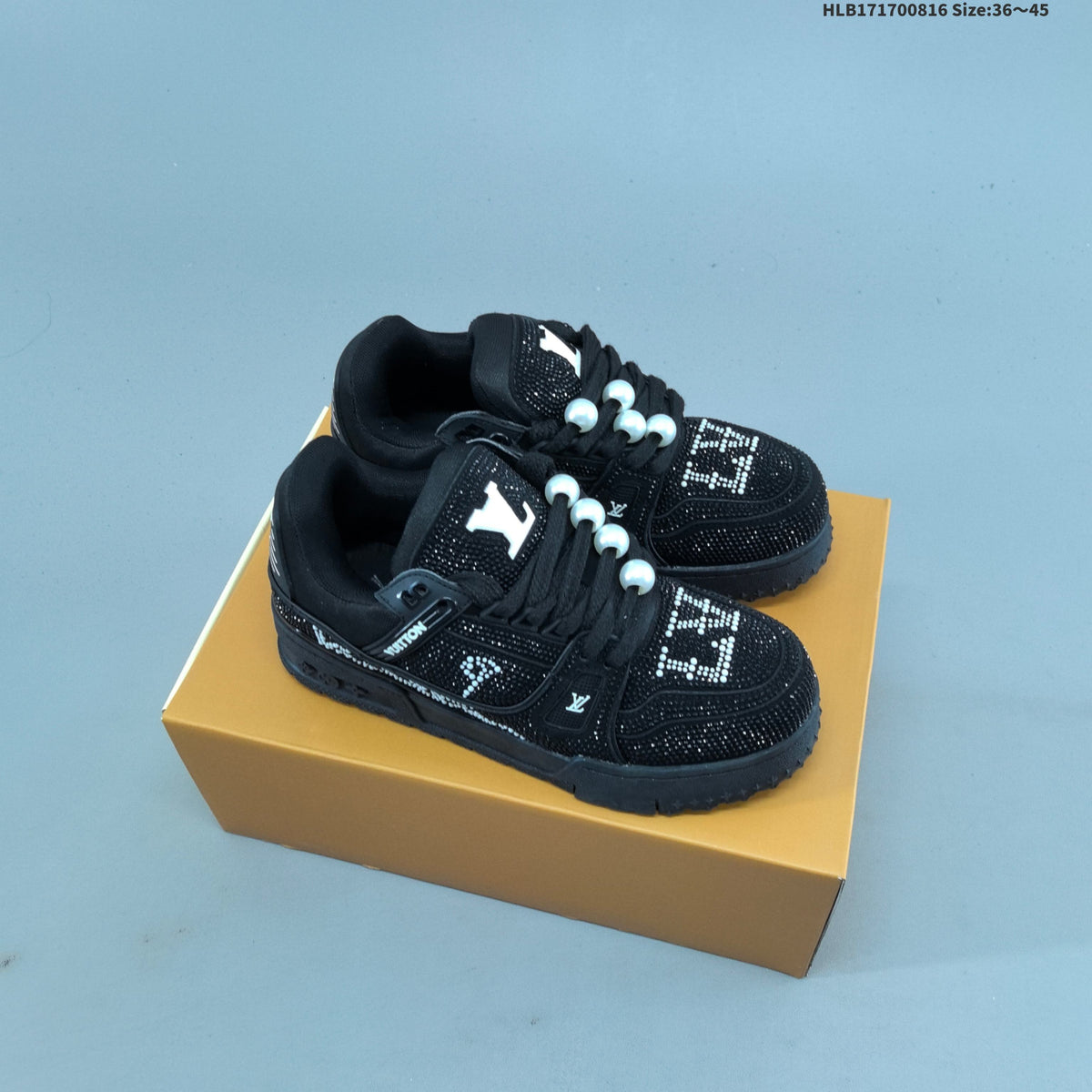 Louis Vuitton Archlight Crystal-Embellished Trainers - product image from the listing.