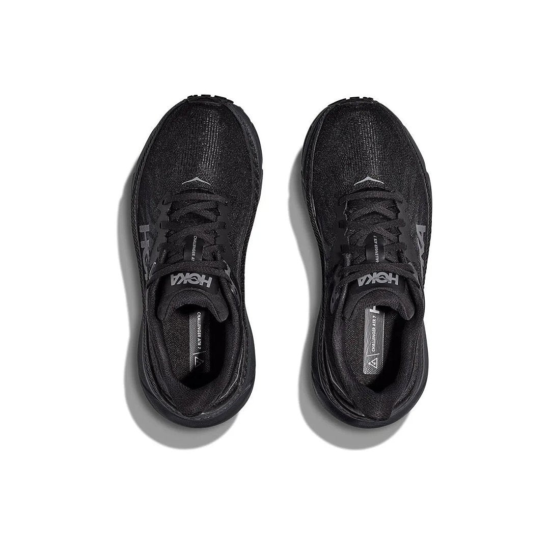 HOKA Challenger 7 Trail Running Shoes in Black - product image from the listing.