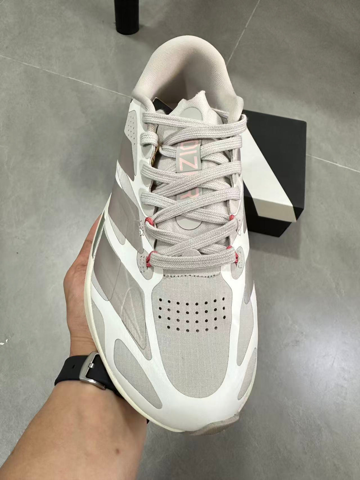 Nike Air Zoom Spiridon Cage 2 Sneakers in Light Bone KI4789 - product image from the listing.