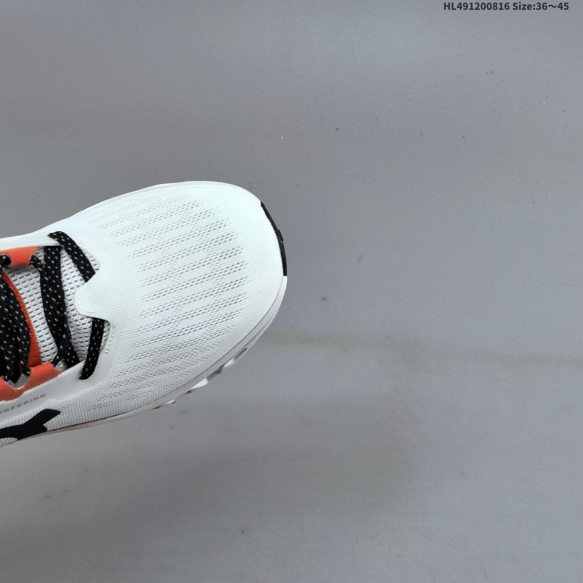 On Cloudmonster 3 Hyper Running Shoes in White Orange - product image from the listing.
