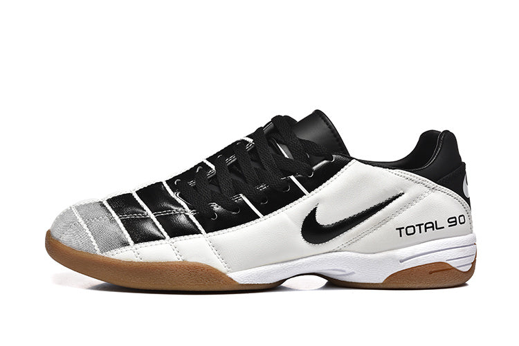 Nike Total 90 Indoor Soccer Shoes in White Black Gum - product image from the listing.