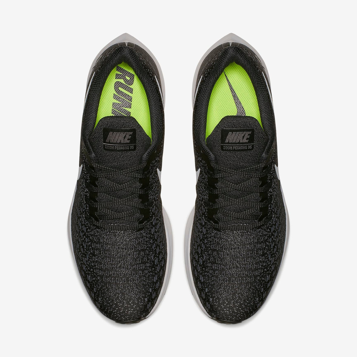 Nike Air Zoom Pegasus 35 Running Shoes in Black White 942851-001 - product image from the listing.