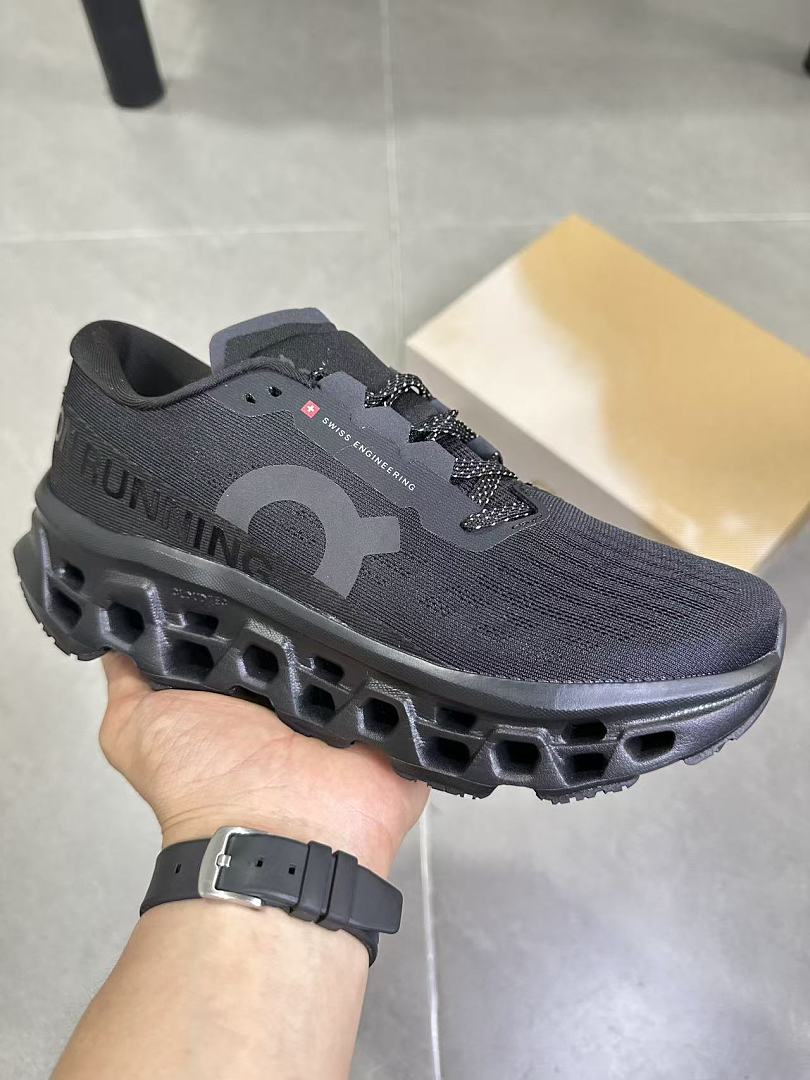 On Running Cloudmonster 2 Running Shoes in Black - product image from the listing.