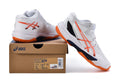 ASICS Sky Elite FF MT 3 Volleyball Shoes in White Orange - product image from the listing.