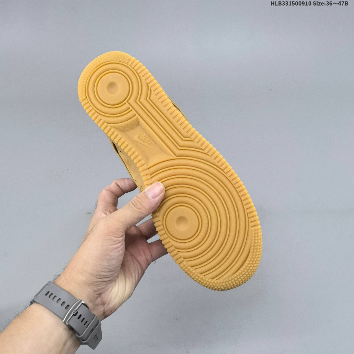 Nike Air Force 1 Low Wheat Trainers CJ9179-200 - product image from the listing.