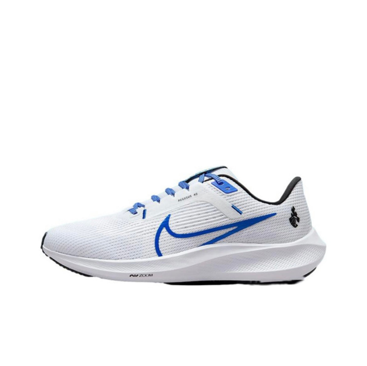 Nike Air Zoom Pegasus 40 Running Shoes in White Blue FJ2843-100 - product image from the listing.