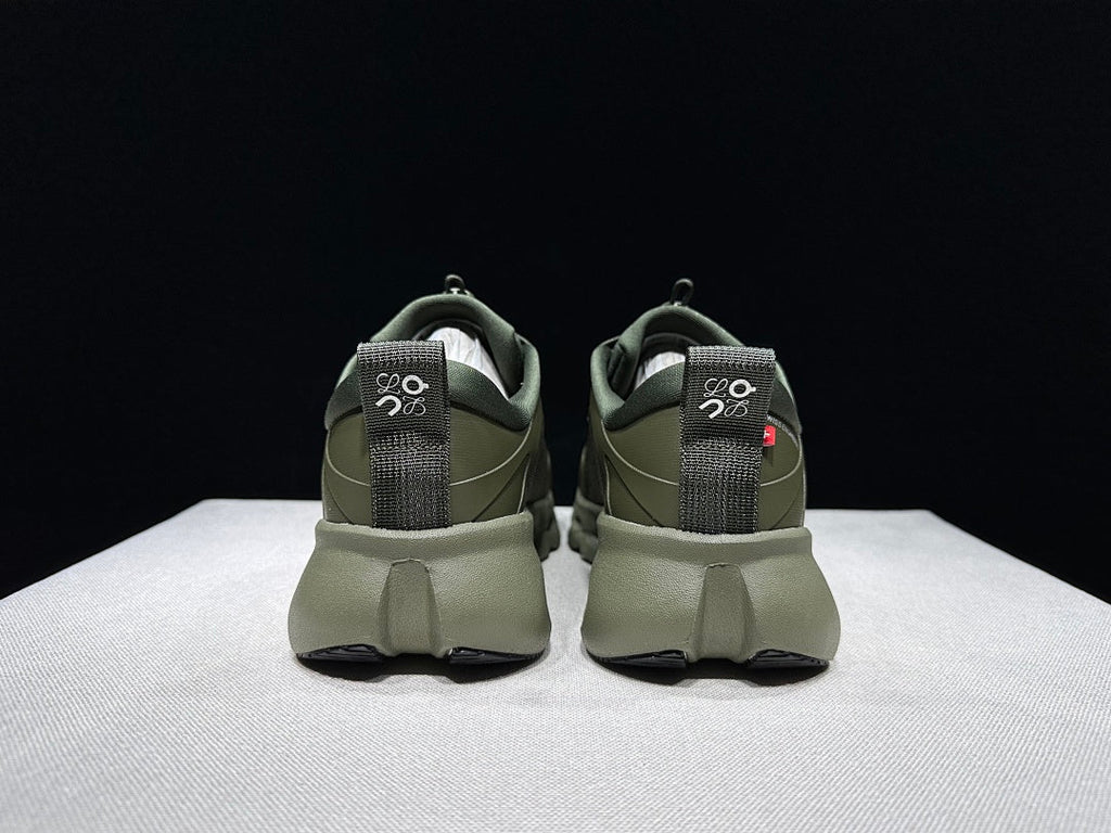 LOEWE x On Cloudventure 3.0 Sneakers in Military in Green - product image from the listing.
