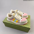 Gucci Screener Low-Top Sneakers in Beige, in Pink and Multicolor - product image from the listing.