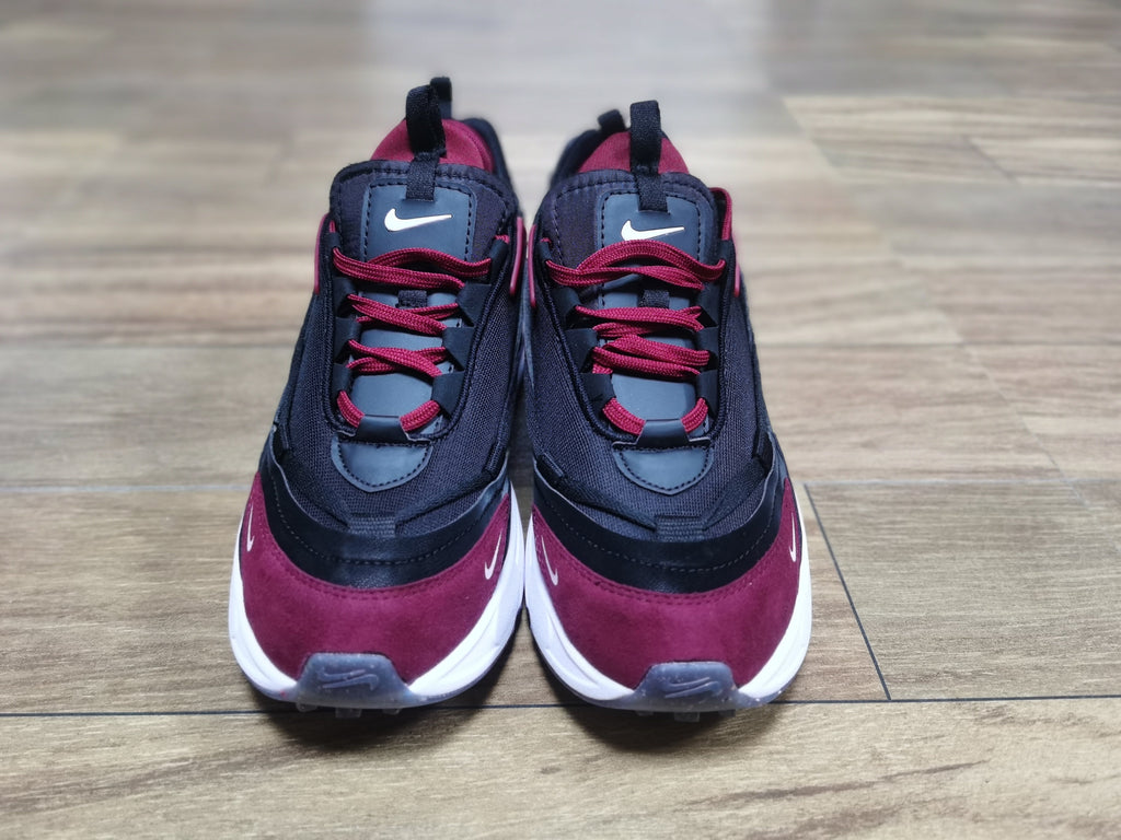 Nike Air Max Furyosa Sneakers in Deep Red and Black - product image from the listing.