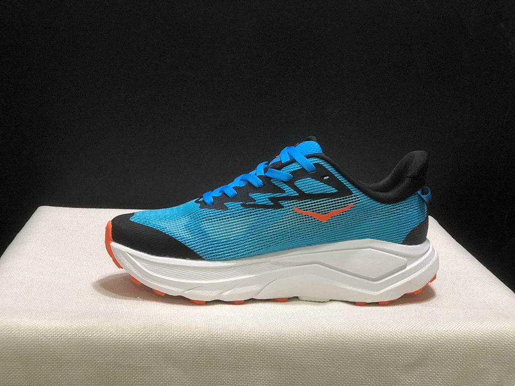 Blue HOKA Challenger 8 Trail Running Shoes - product image from the listing.