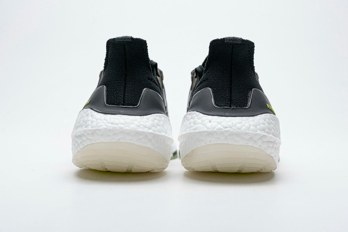 adidas Ultraboost 21 Running Shoes FY0374 in Black - product image from the listing.