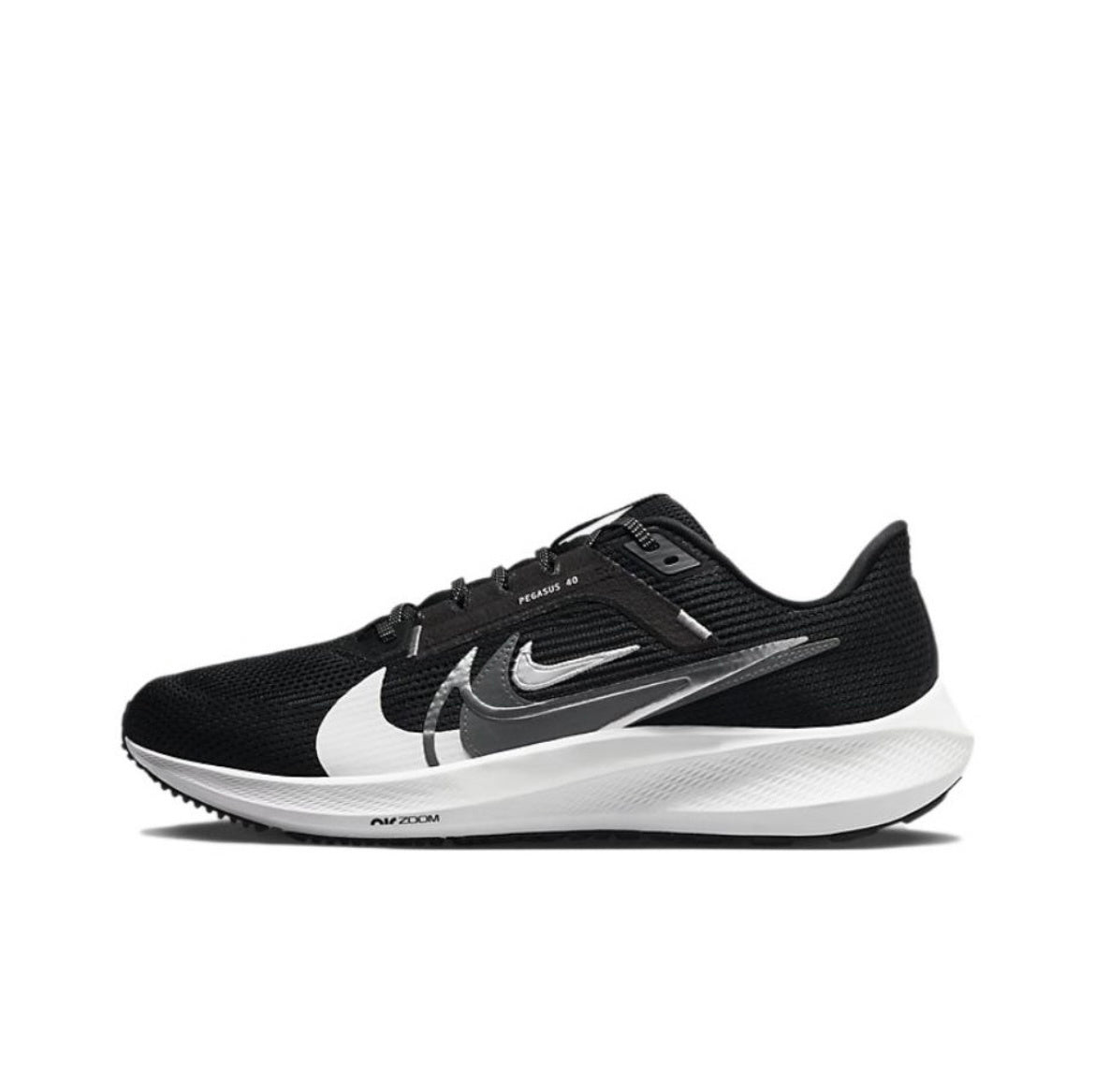 Nike Pegasus 40 PRM Running Shoes in Black FB7179-001 - product image from the listing.