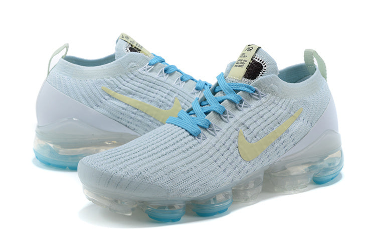 Nike Air VaporMax Flyknit 3 Sneakers in Light Blue AJ6910-500 - product image from the listing.