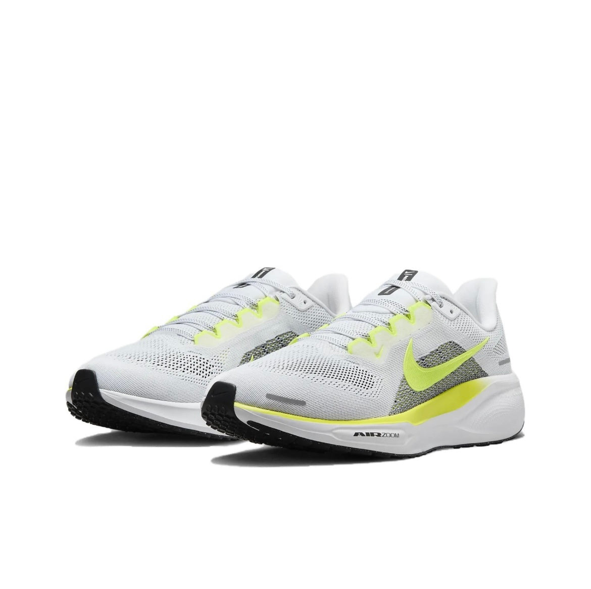 Nike Pegasus 41 Running Shoes in White Volt FD2722-104 - product image from the listing.