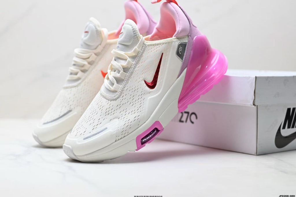 Nike Air Zoom JFD268-GD Sneakers in White and Pink - product image from the listing.