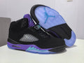 Black/Grape ("Black Grape") - Air Jordan 5 Retro - product image from the listing.
