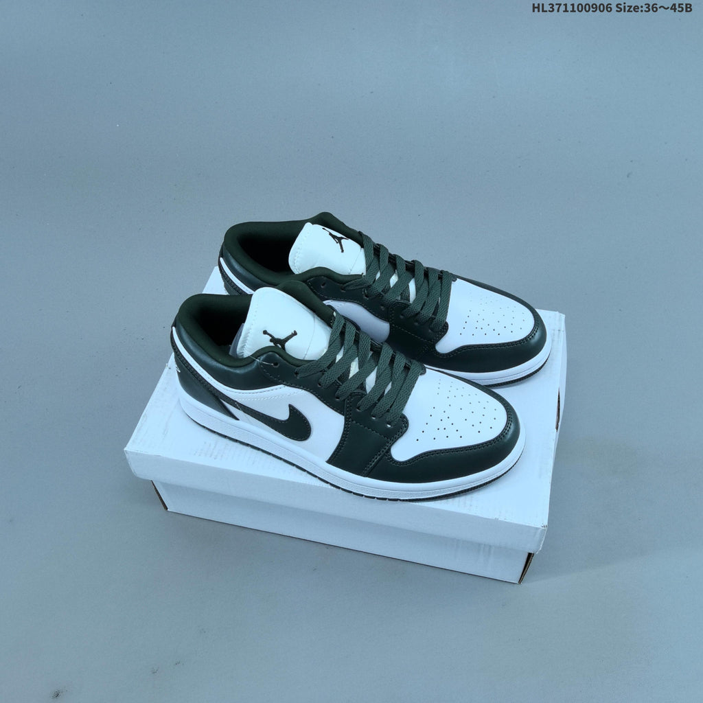 Sneakers, White Multi-Color, - Jordan 1 Low OG 553558-146 - product image from the listing.