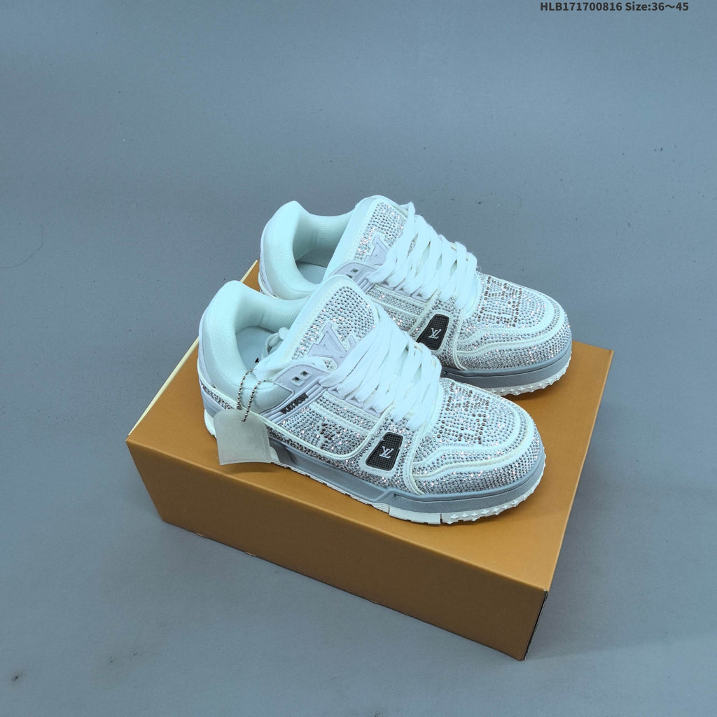 Louis Vuitton Archlight Crystal-Embellished Trainers - product image from the listing.