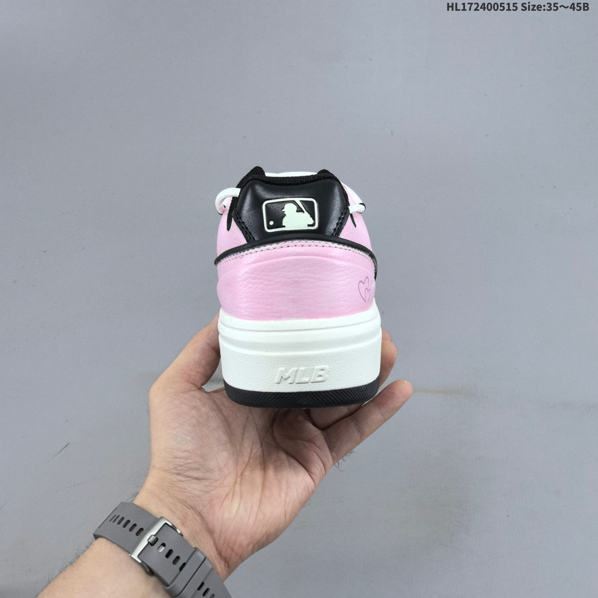 Pink and White MLB Chunky Graffiti Sneakers - product image from the listing.