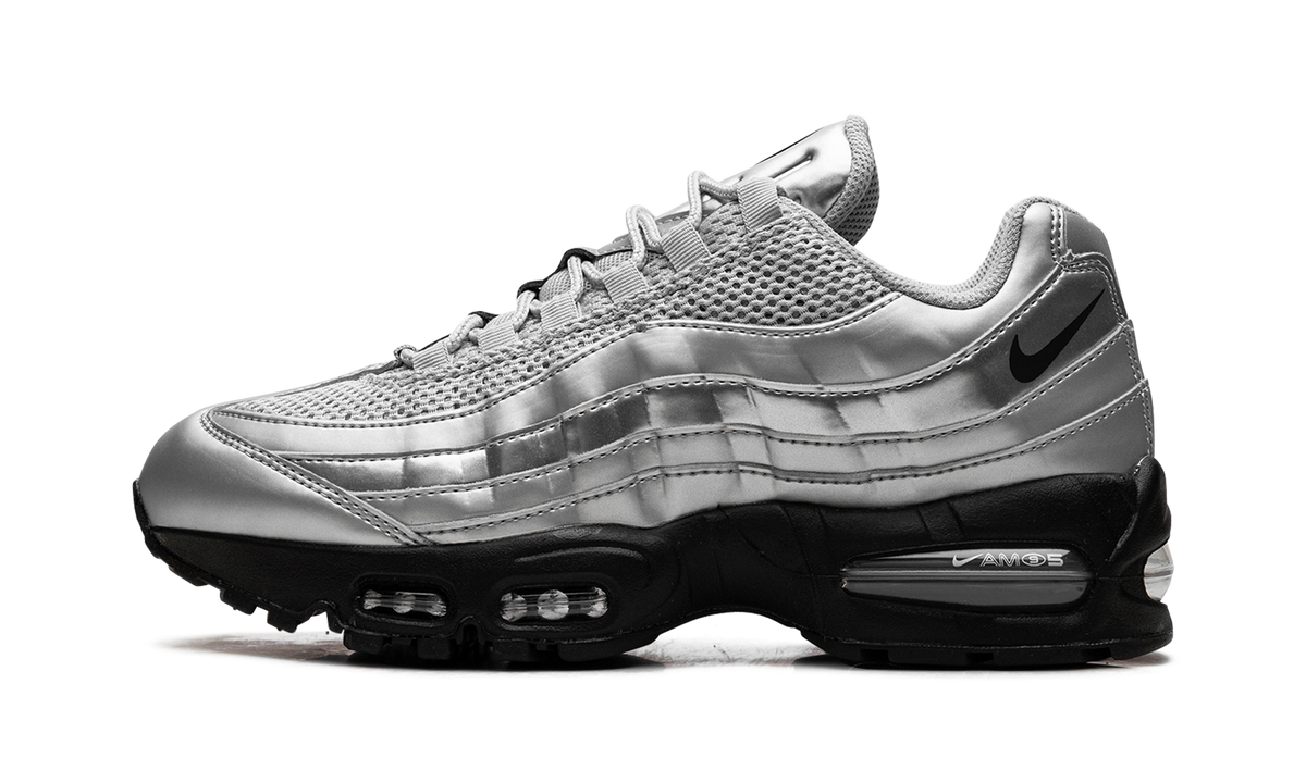 "Total 90 - Metallic Silver" Nike Air Max 95 IB6830 002 - product image from the listing.