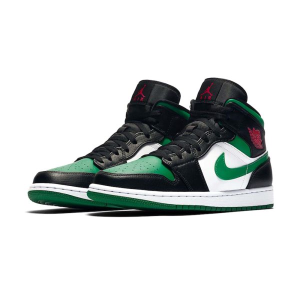 Green Toe - AIR JORDAN 1 MID - product image from the listing.