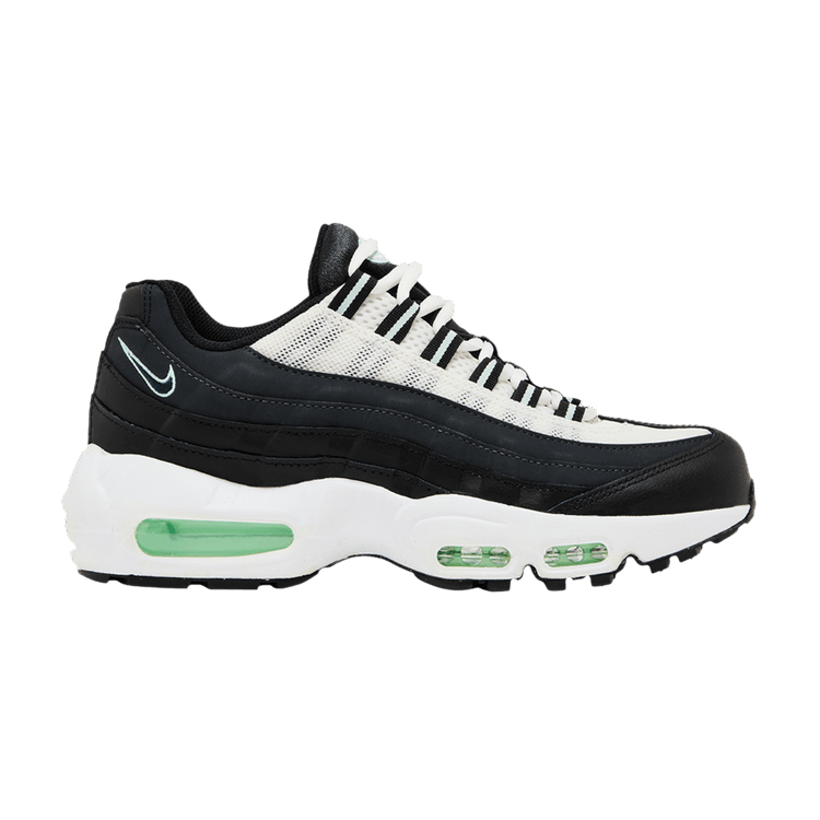 Recraft White Anthracite Mint Foam (GS) - Nike Air Max 95 - product image from the listing.