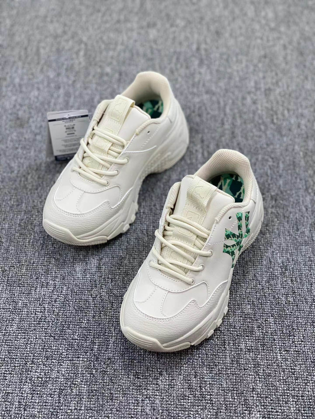 White MLB Chunky Low-Top Sneakers - product image from the listing.