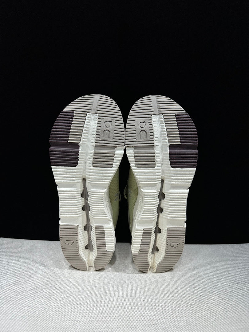 Green and White On Cloudnova 2 Sneakers - product image from the listing.