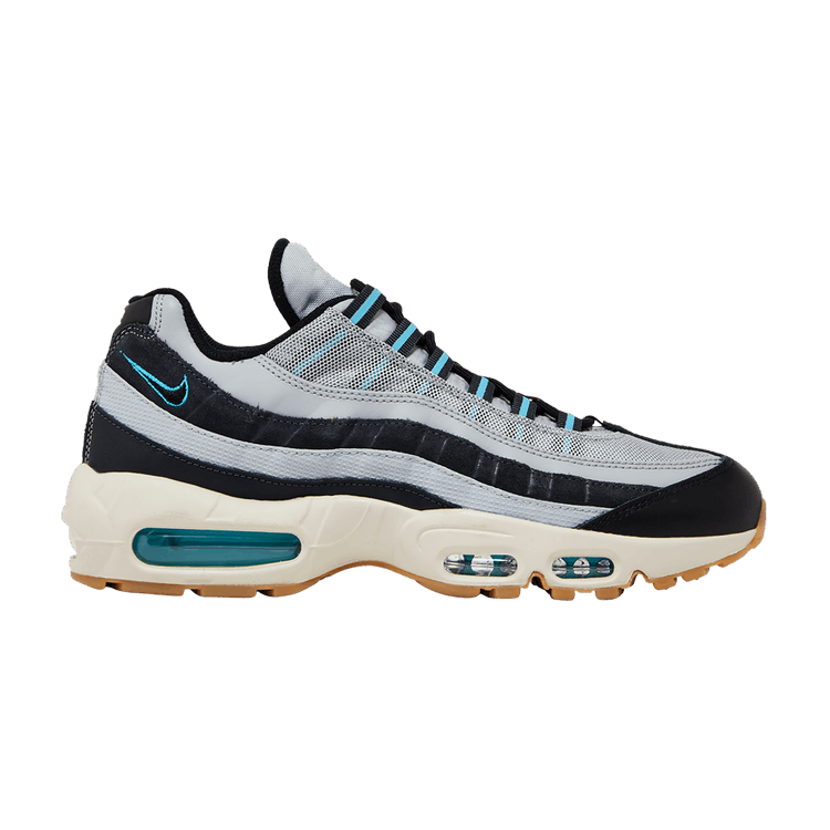 Nike Air Max 95 Light Smoke Gray Chlorin in Blue - product image from the listing.