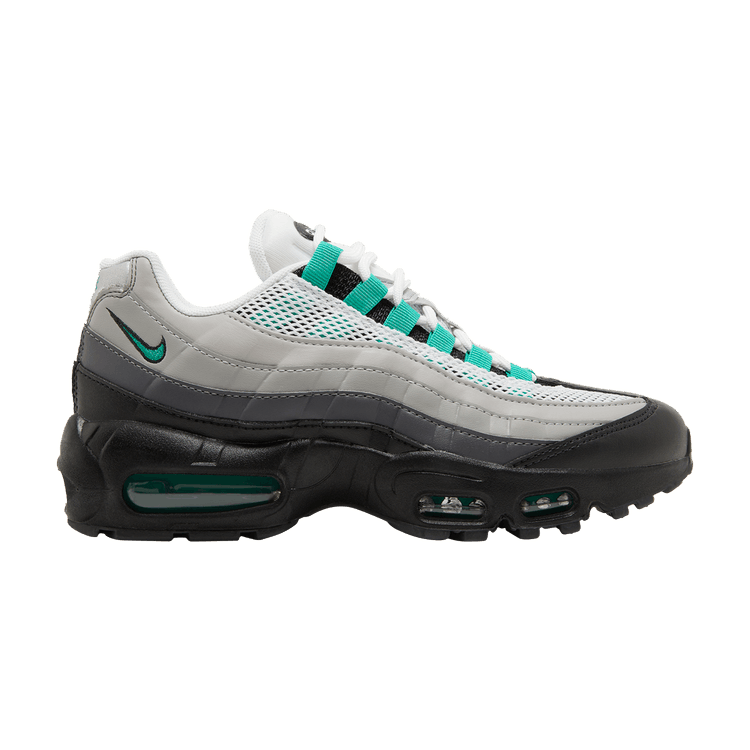 Women's Nike Air Max 95 Black Stadium Green - product image from the listing.