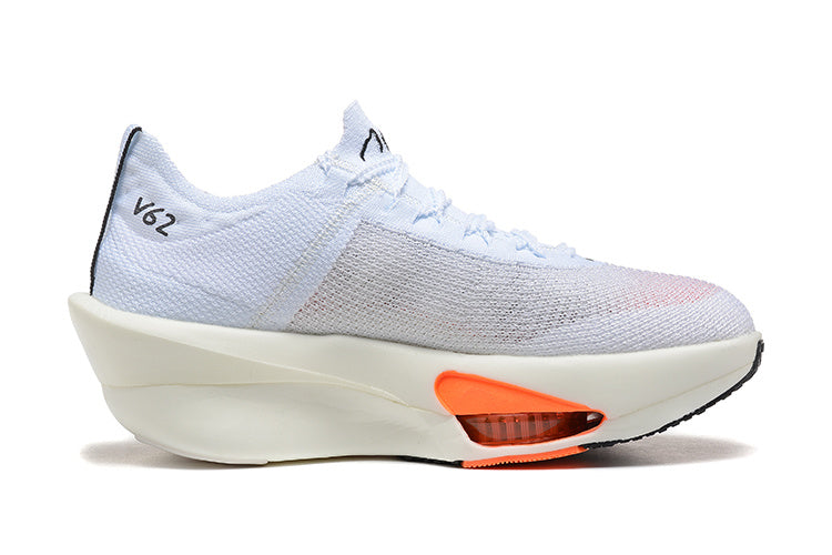 Nike Zoom Fly 5 Running Shoes in Phantom White Orange - product image from the listing.