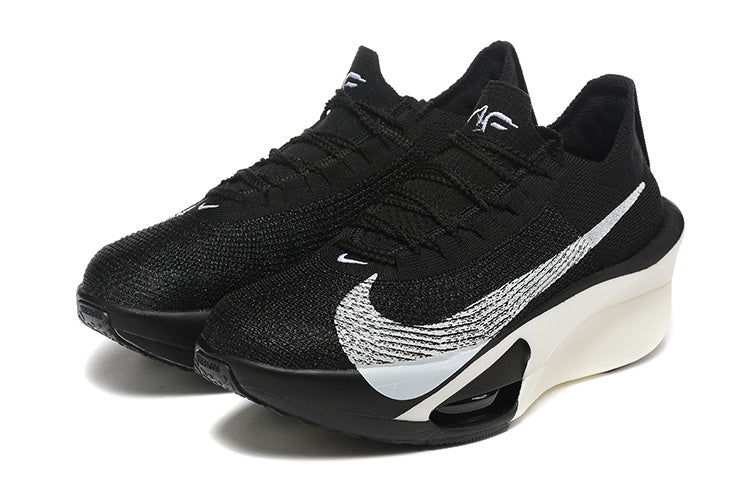 Nike Air Zoom Alphafly Next% Running Shoes in Black White - product image from the listing.