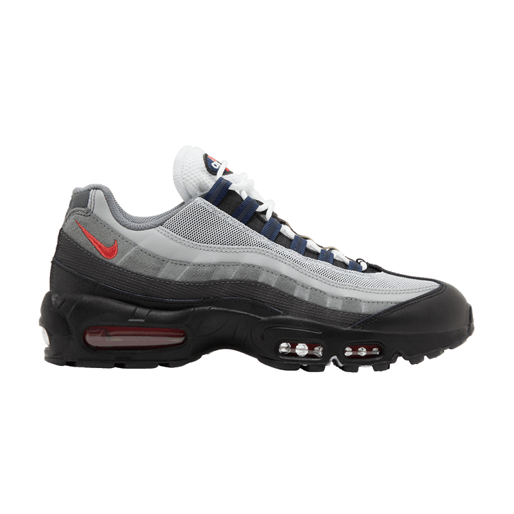 Nike Air Max 95 Track in Red Smoke Grey - product image from the listing.