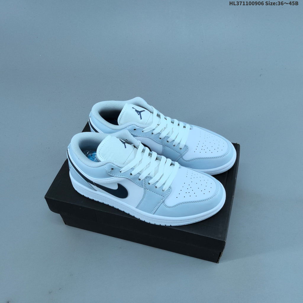 Sneakers, White and Color-Accent Styles - Nike Air Jordan 1 Low - product image from the listing.