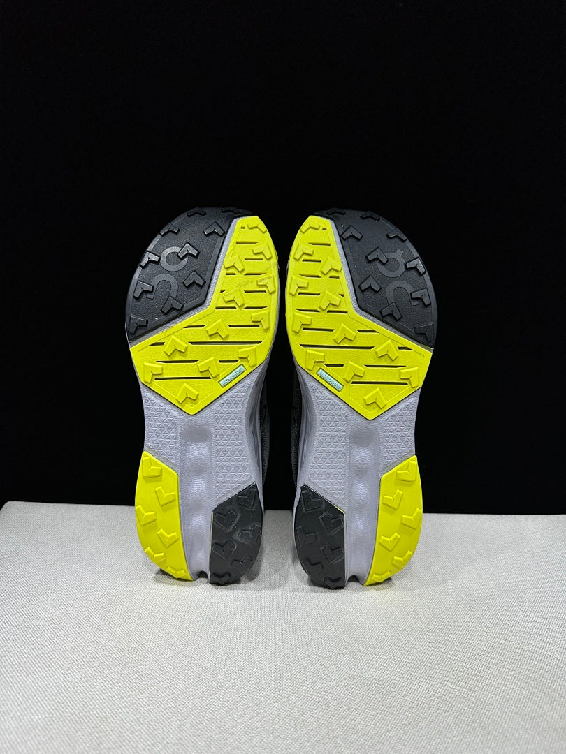 On Cloudsurfer Trail 2 WP Trail Running Shoes in Black Grey - product image from the listing.