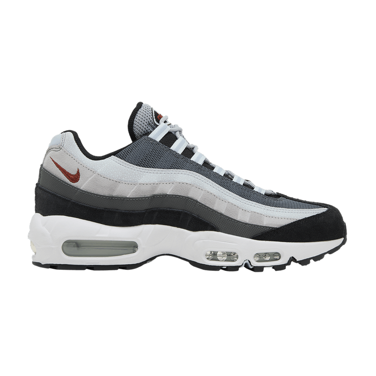 Nike Air Max 95 Wolf Grey Rugged in Orange - product image from the listing.