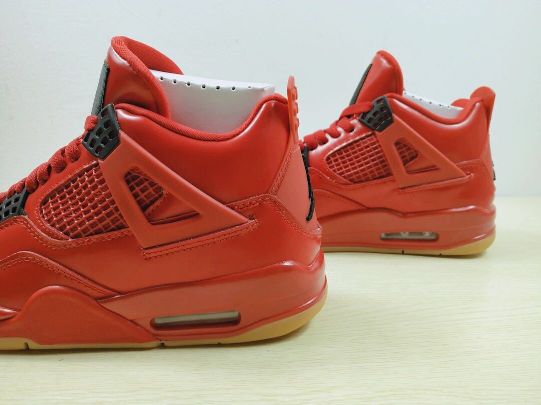 Air Jordan 4 Singles Day Sneakers in Red AV3914-600 - product image from the listing.