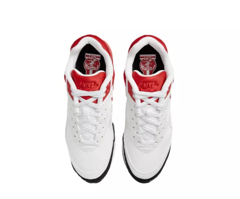Nike Air Max BW Sneakers in White Red Black - product image from the listing.