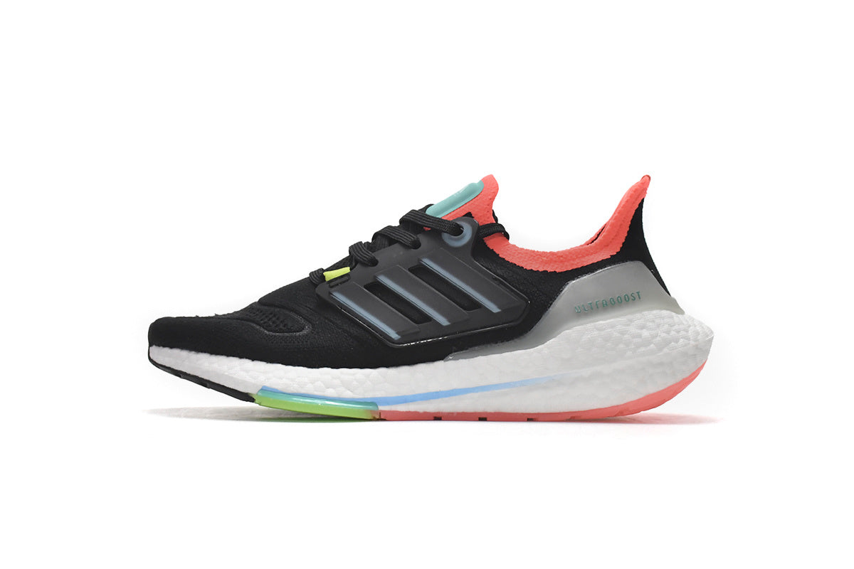 adidas UltraBoost 22 Running Shoes in Black Orange GY8681 - product image from the listing.