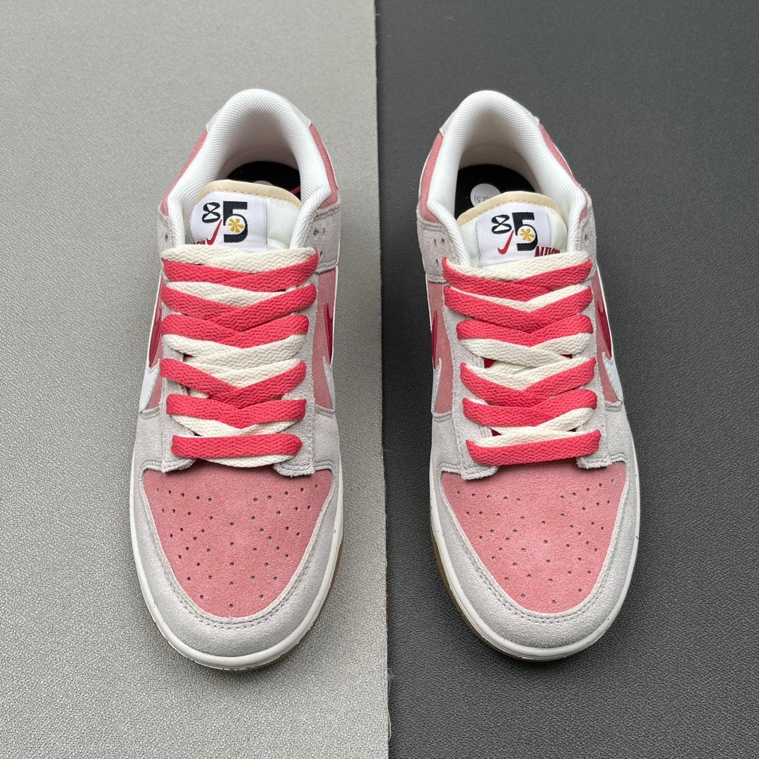 Nike Dunk Low SE Rabbit Year Sneakers in Pink White DO9457-117 - product image from the listing.